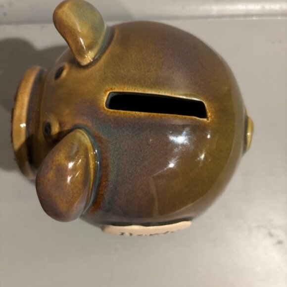 Boyd's Bear Fund Vintage Piggy Bank 2003 Retired Ceramic - Picture 3 of 6